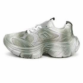 کفش کتانی مردانه مدل بالنسیاگا 10X کاستوم سبز لجنی سفید BALENCIAGA 10X