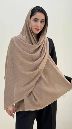 شال شاینی دور عدسی