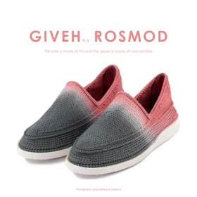 گیوه دودی/هلویی هایلایت - Giveh Highlight Grey/Candy Pink