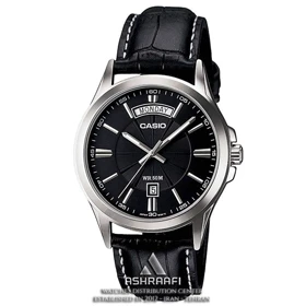 ساعت کاسیو بند چرمی Casio MTP-1381L-1AV