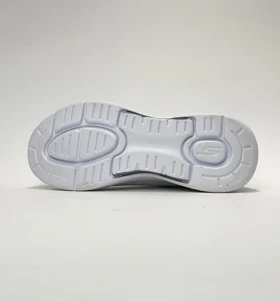 کفش راحتی اسکچرز جورابی بدون بند طوسی روشن