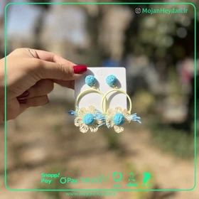 گوشواره حصیری بهار و تابستان کد gh1044