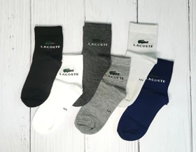 جوراب بچه گانه نیم ساق LACOSTE سایز 5