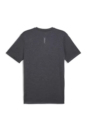 تیشرت آستین کوتاه زنانه-مردانه مشکی RUN FAVORITE HEATHER TEE