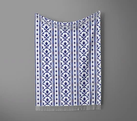 شال مبل ریش دار sofa shawl 137
