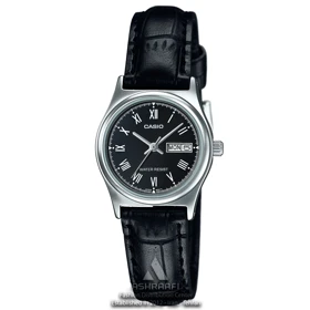 ساعت زنانه کاسیو بند چرمی Casio LTP-V006L-1B