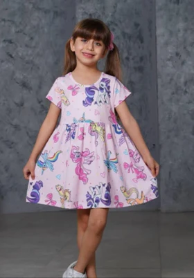 پیراهن دخترانه پونی