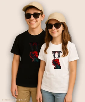 تیشرت بچگانه طرح شیطان کش کد 1050