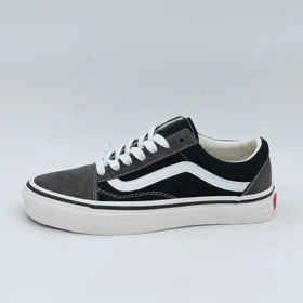 ونس اولداسکول مشکی طوسی/Vans oldskool black gray