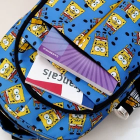 کیف مدرسه ای مدل باب اسفنجی