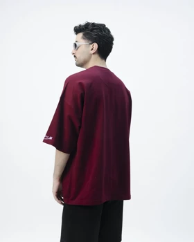 تیشرت مدل USEFUL زرشکی برند دارسی DARC