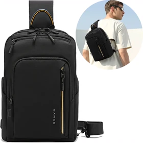 کیف کراس بادی مردانه بنج BANGE BG-7868 ضدآب مناسب تبلت 9.5 اینچ