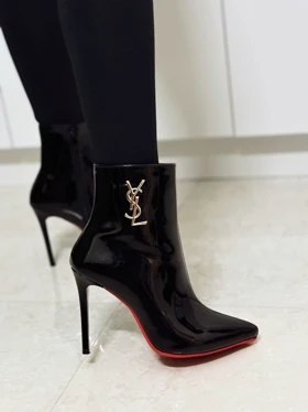 نیم بوتYSLپاشنه نازک