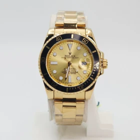 ساعت رولکس مردانه مدل Submariner 16233 طرح اصل با کیفیت بالا (بند طلایی صفحه طلایی)