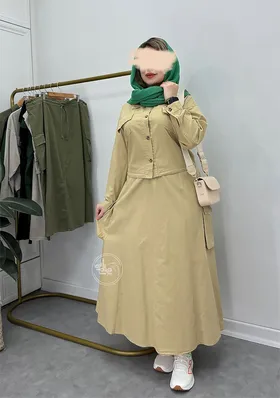 ست کت و دامن لینن