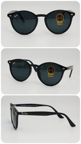 عینک آفتابی مردانه و زنانه ریبن Rayban F2180 ضد اشعه UV400 (فریم مشکی عدسی‌ها مشکی)
