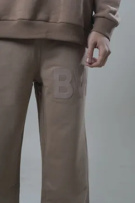 شلوار جاگر مدل Baggy Minimal کرم برند بلوک blvak