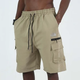 شلوارک کتان کش طبیعت گردی north face