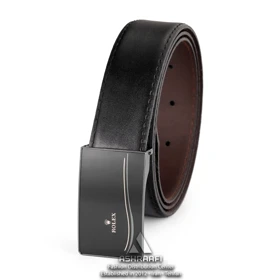 کمربند چرم مردانه Rolex Leather Ratchet Belt BL64