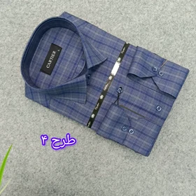 پیراهن طرحدار مردانه قواره ازاد ( قواره کلاسیک ) _ استین بلند