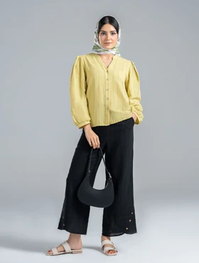 شلوار پارچه ای زنانه هوکانی کد 50199