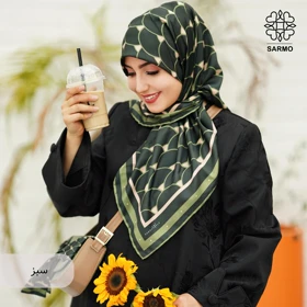 روسری ابریشم کجراه پولک
