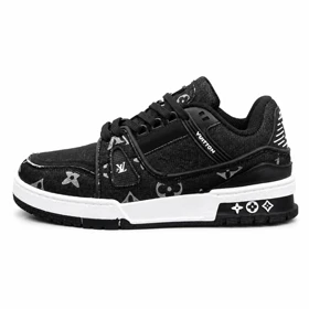 کفش کتانی مردانه مدل ونس لوی ویتون مشکی سفید Vans Louis Vuitton