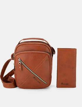 ست کیف دوشی و کیف پالتویی Pierre Cardin