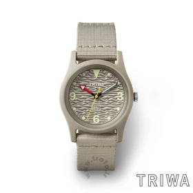 ساعت مچی عقربه ای زنانه مردانه تریوا (TRIWA) مدل Ocean Plastic Sand