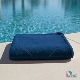 حوله استخری میکروفایبر لایف رنگ سرمه ای