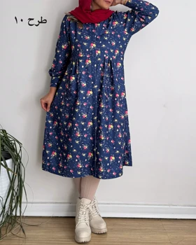 پیراهن مخمل کبریتی سارگل 1