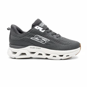 کفش و کتانی مردانه مدل رانینگ SKECHERS رنگ طوسی کد 40091