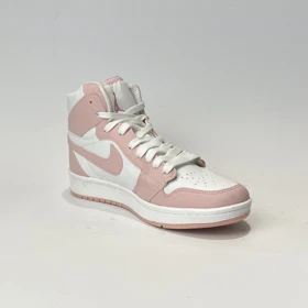 کفش روزمره جردن 1 ساق‌دار صورتی سفید