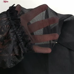 جوراب ساق بلند زنانه مدل شیشه ای مشکی کد 4927-4445