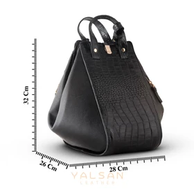 ست کیف و کفش زنانه چرم یلسان مدل لیان کد 906- AYSU-GC