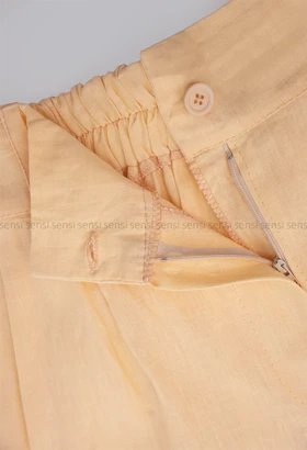 شلوار بگ لینن پیله کد1004052