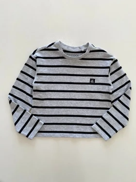 بلوز آستین بلند راه راه