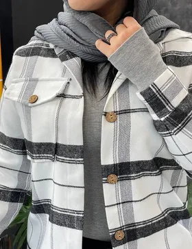 کت چهارخانه پشمی درین کد : 68004