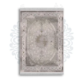 *جدید* فرشینه از جنس پارچه شانل مخمل ترک طرح فانتزی برند دفه کد 1070