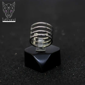 انگشتر چهار لاین شوپینگ استیل