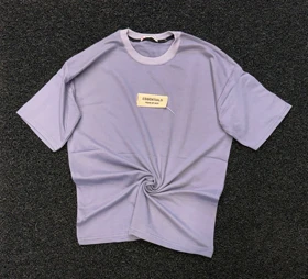 تیشرت Essentials Fear of God Essentials رنگ طوسی لیلک برند Fear of God