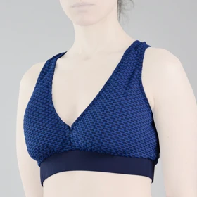 نیم‌تنه ورزشی زنانه مدل GT5373 آبی