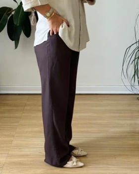 شلوار بگ لینن اسلپ