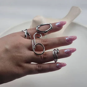 پک انگشتر زنانه ترندی کد 07