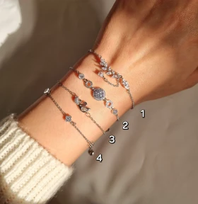 دستبند ظریف جواهری CM