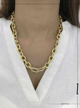 گردنبند زنجیر تراش تیفانی