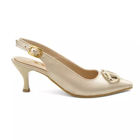 کفش مجلسی زنانه پاشنه‌دار 5 سانت مدل 400948 _ sandal valentino