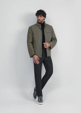 کاپشن تک جیب Quilted