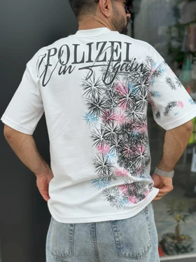 تیشرت پنبه چاپدار POLIZEI چاپدار 41