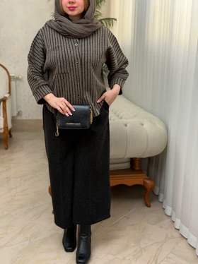 شومیز بافت راه راه 3521